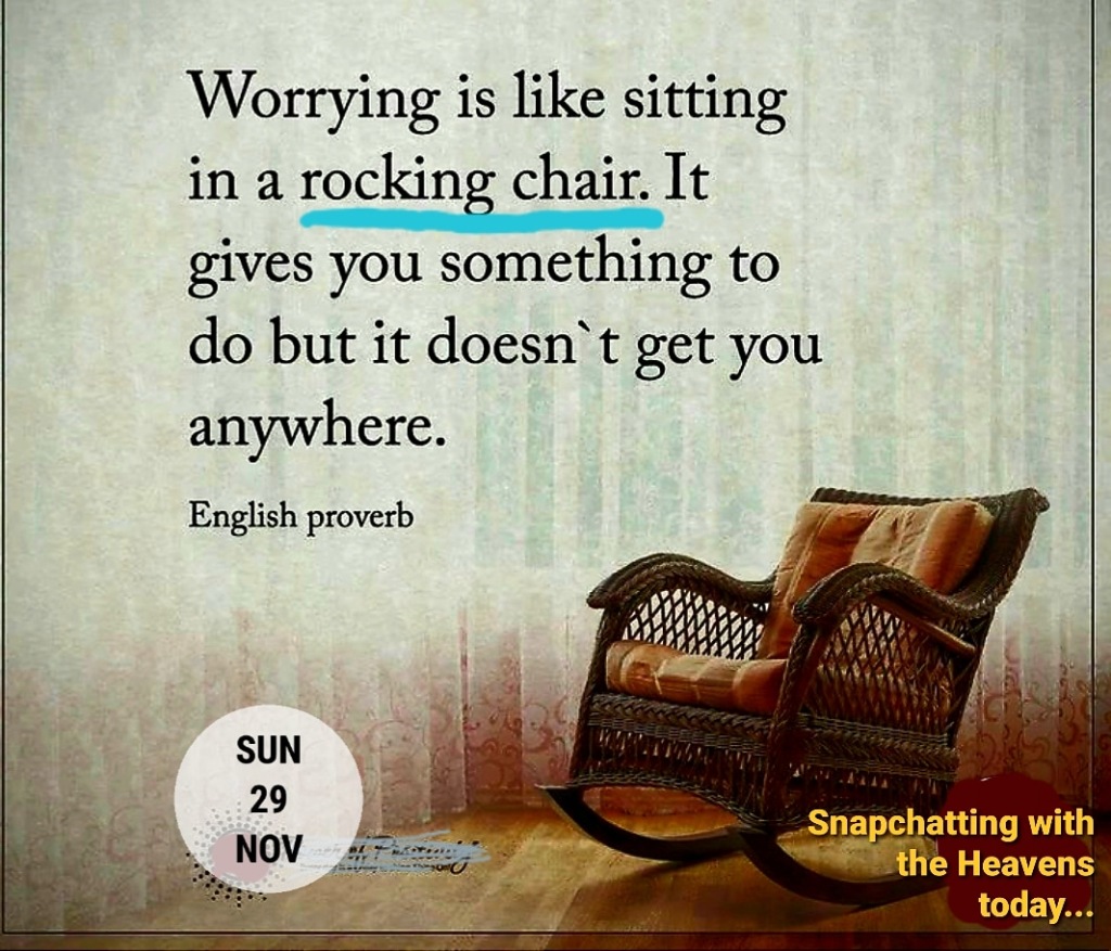 A rocking chair – The Soul Cry